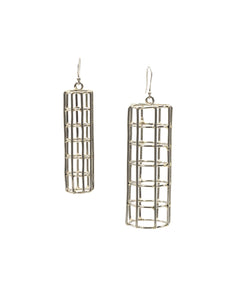 Cage Cylinder Earrings