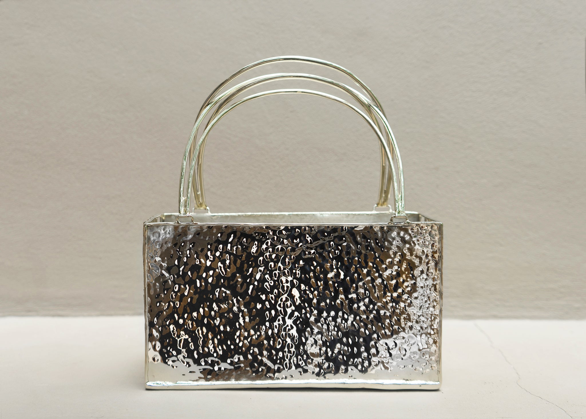 Rectangle Hammered Purse