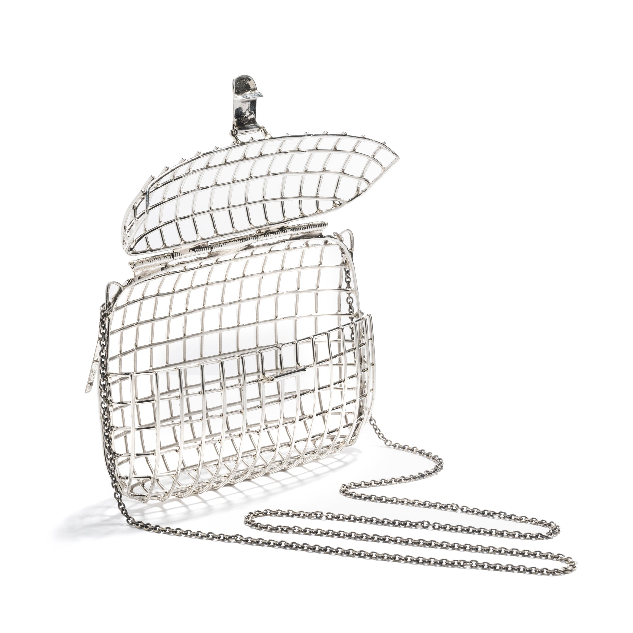 Anndra Neen アンドラ ニーン ゴールド チェーンバック Small Cage Purse – Anndra Neen