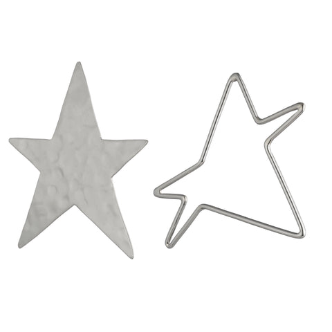 Ying-Yang Star Earrings