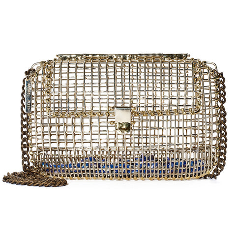Cage Bag with Nazar Beads