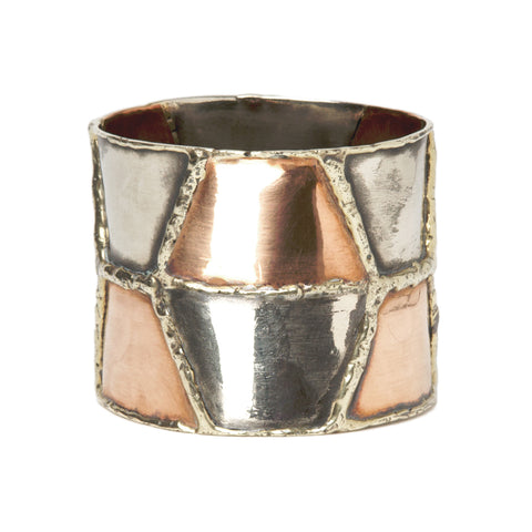 Faceted Copper Bangle